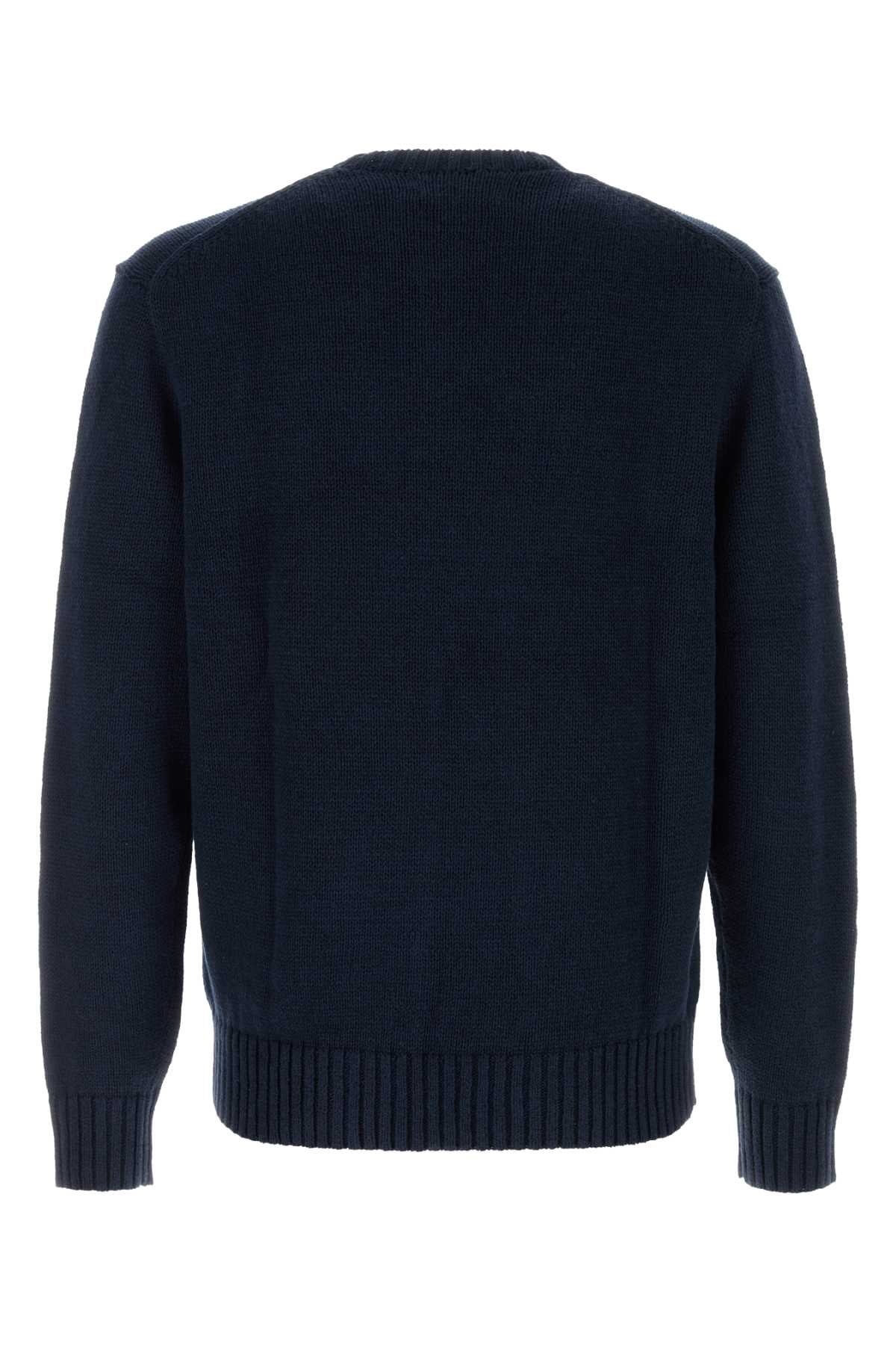 POLO  Linen Blend Long Sleeve Pullover Sweater for Men-OSI