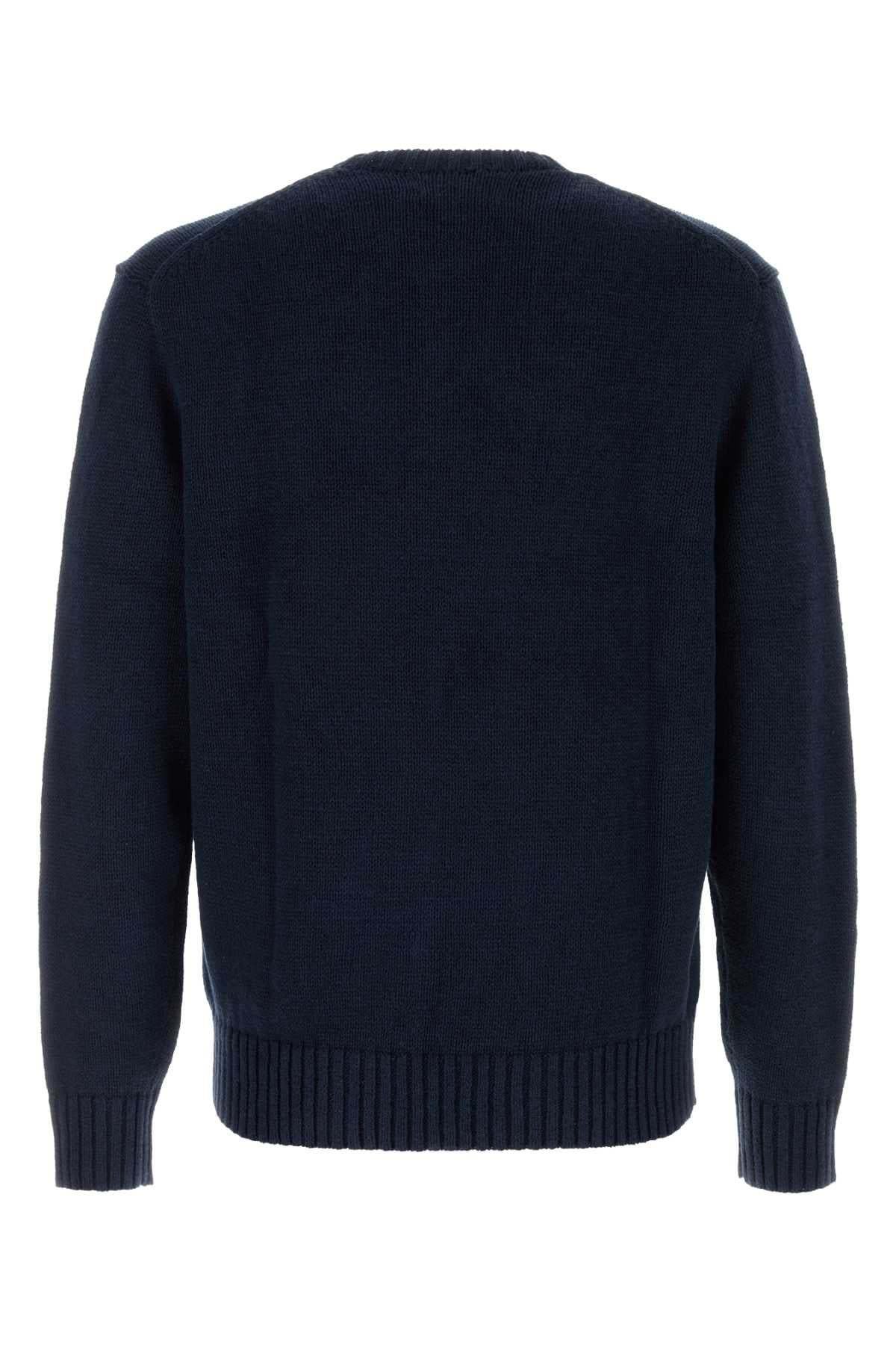 POLO  Linen Blend Long Sleeve Pullover Sweater for Men-OSI