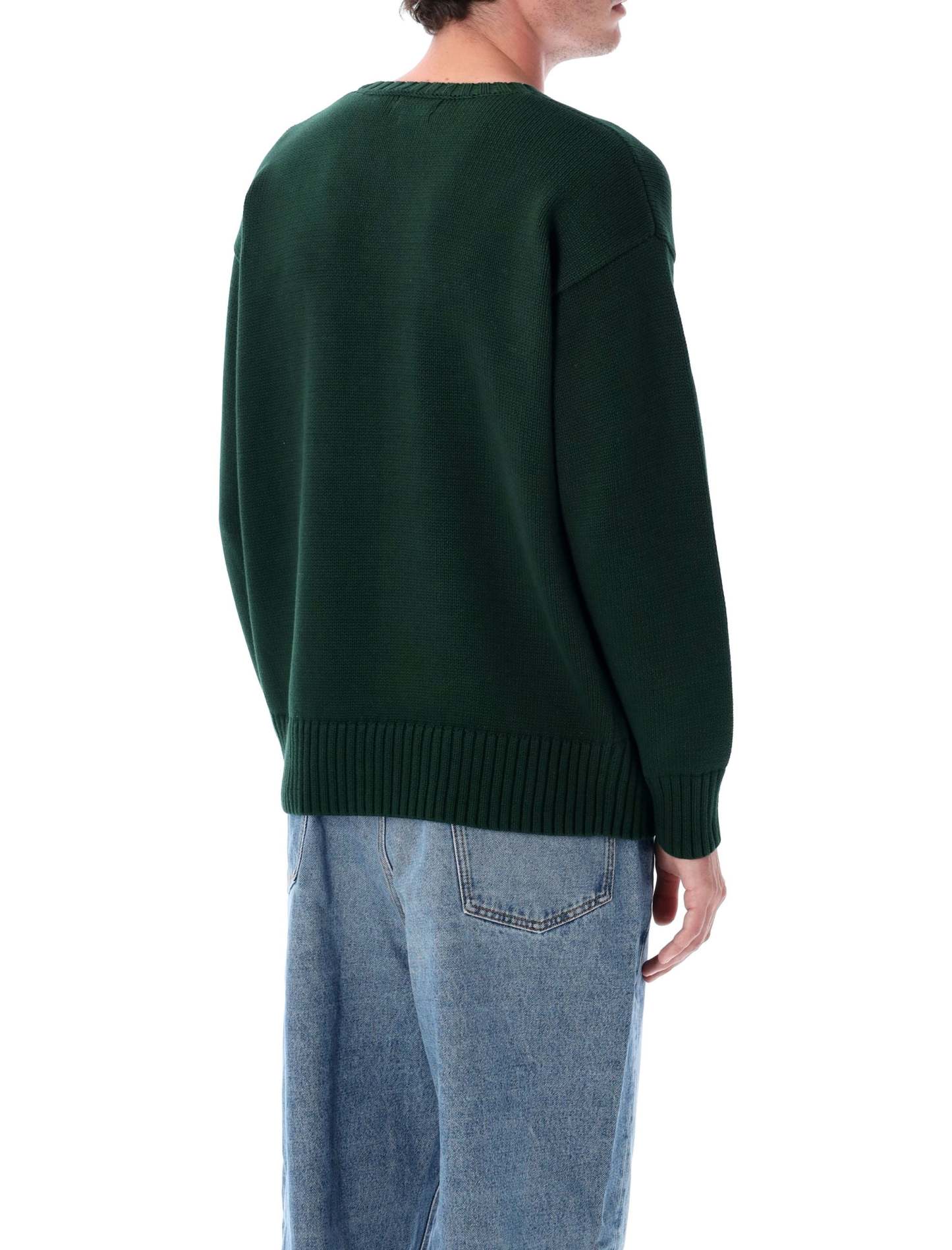 POLO  Big Fit Logo Cotton Jumper-OSI