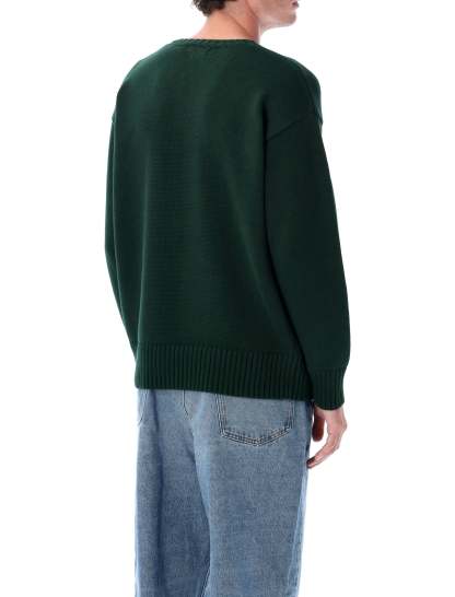 POLO  Big Fit Logo Cotton Jumper-OSI