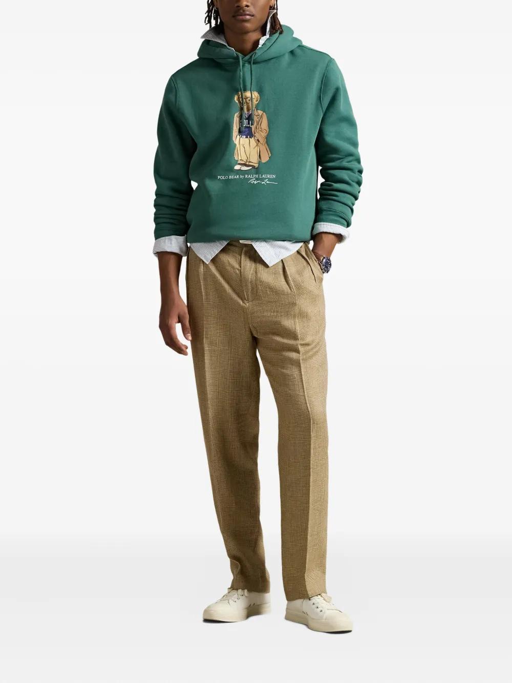 POLO  Men's Polo Bear Fleece Hoodie - Large-OSI