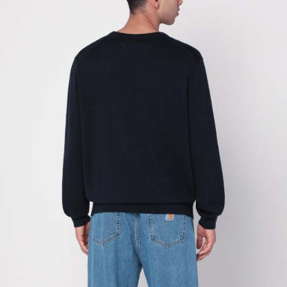 POLO  Crew Neck Sweater in Cotton and Cashmere-OSI