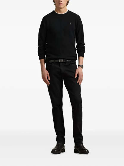 POLO  Knit Sweater with Crew Neck for Men-OSI