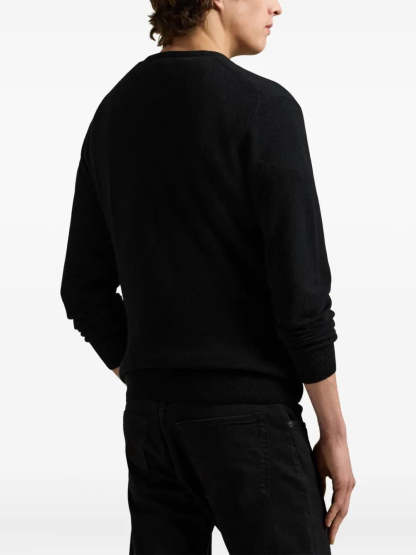 POLO  Knit Sweater with Crew Neck for Men-OSI