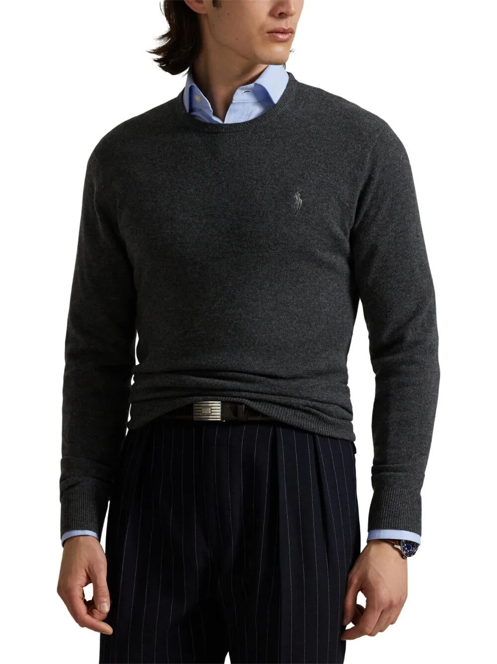 POLO  Long Sleeve Pullover for Men-OSI