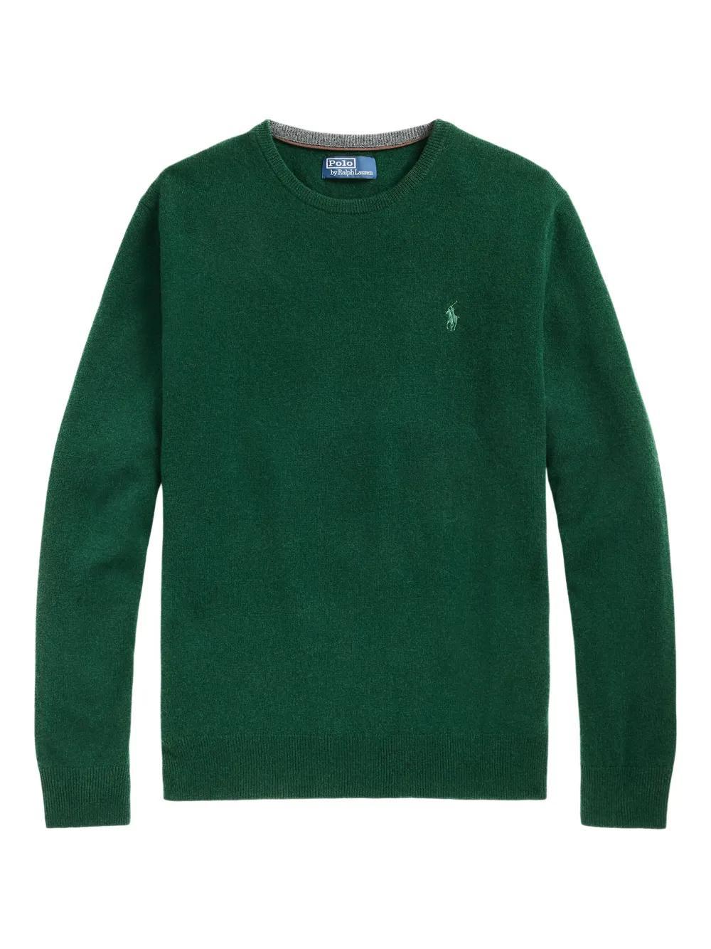 POLO  Wool Crew Neck Sweater for Men-OSI