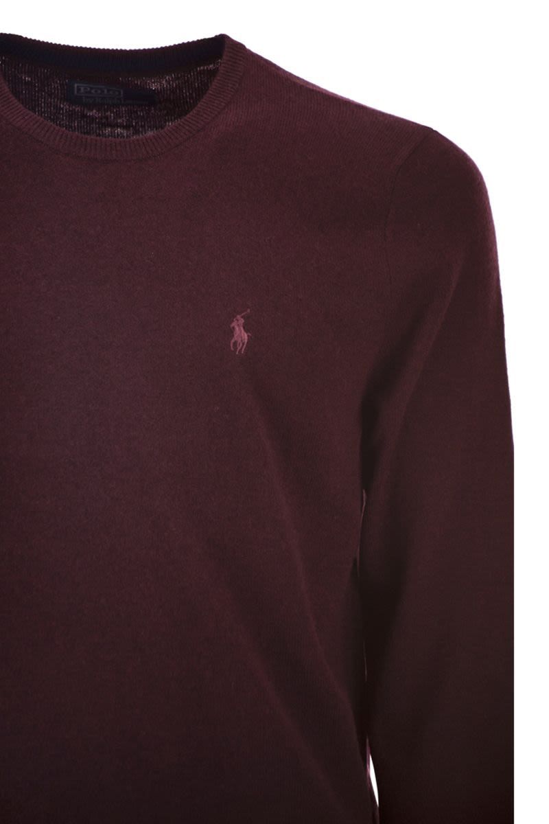 POLO  Men's Wool Crew Neck Jumper-OSI