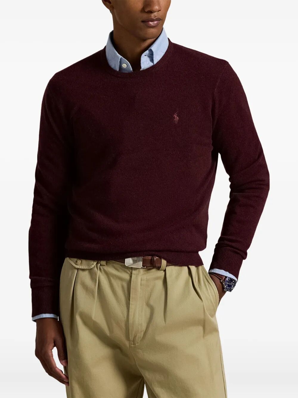 POLO  Classic Long Sleeve Pullover for Men-OSI