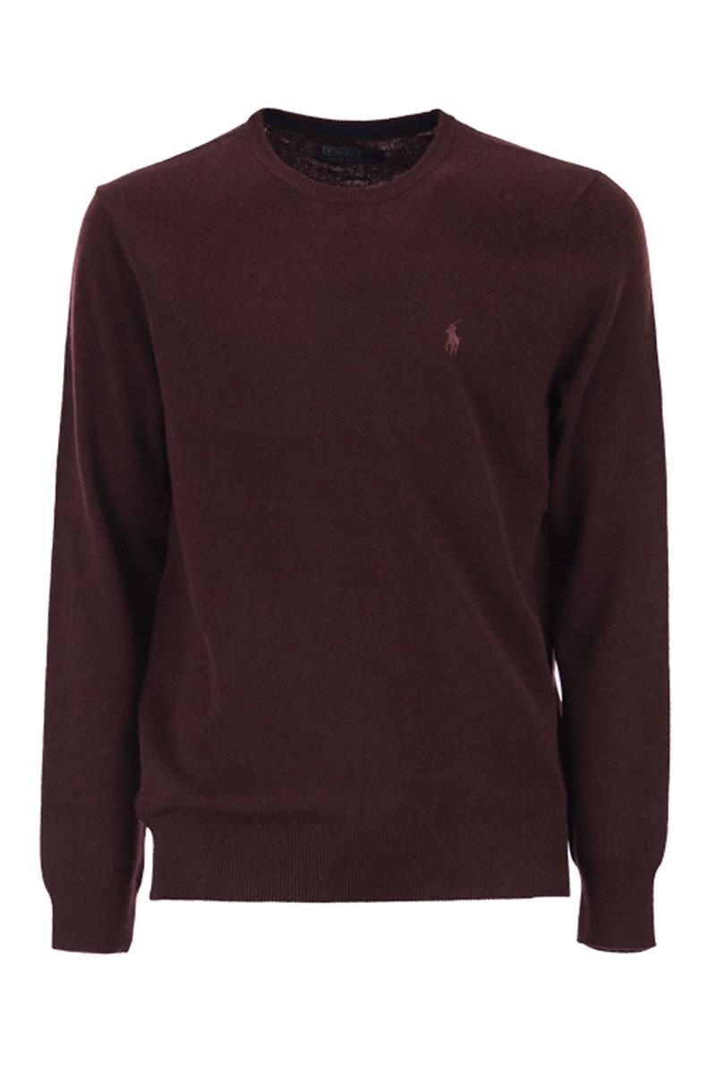 POLO  Men's Wool Crew Neck Jumper-OSI