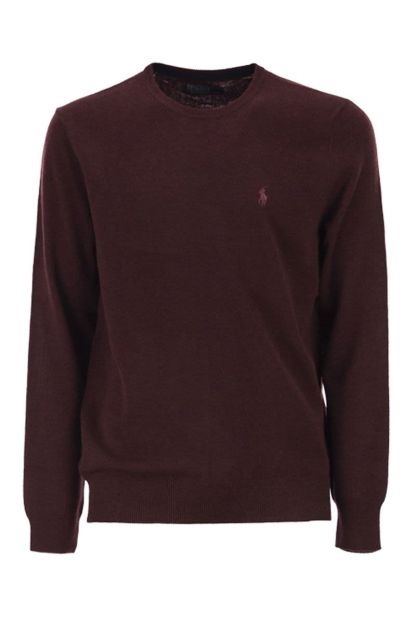 POLO  Men's Wool Crew Neck Jumper-OSI