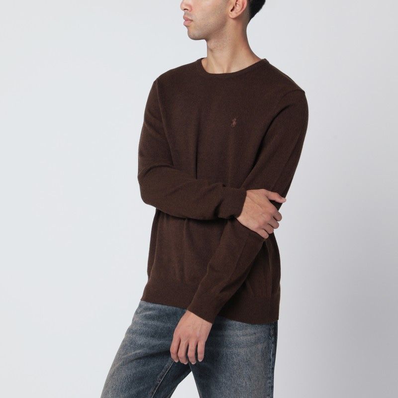 POLO  Crewneck Wool Sweater for Men-OSI
