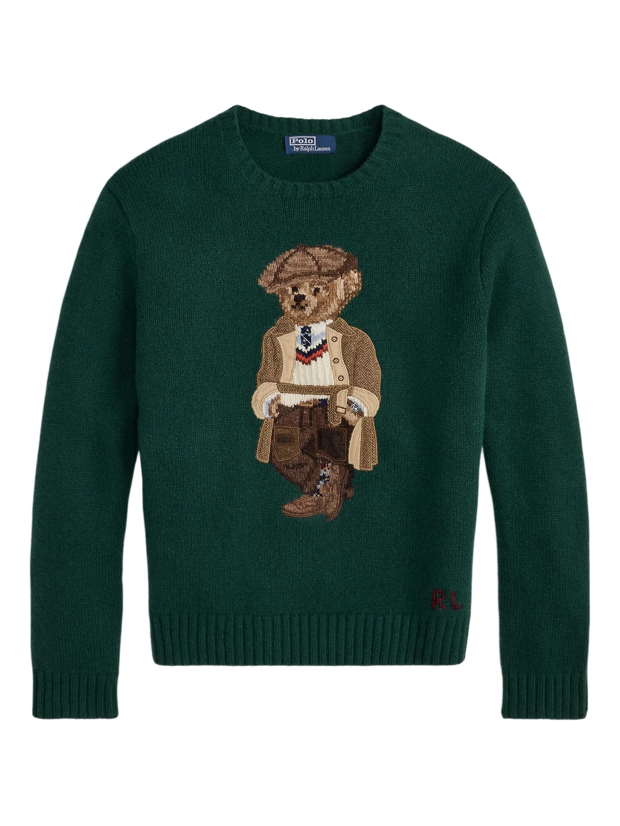 POLO  Men's Polo Bear Knit Jumper - Regular Fit-OSI