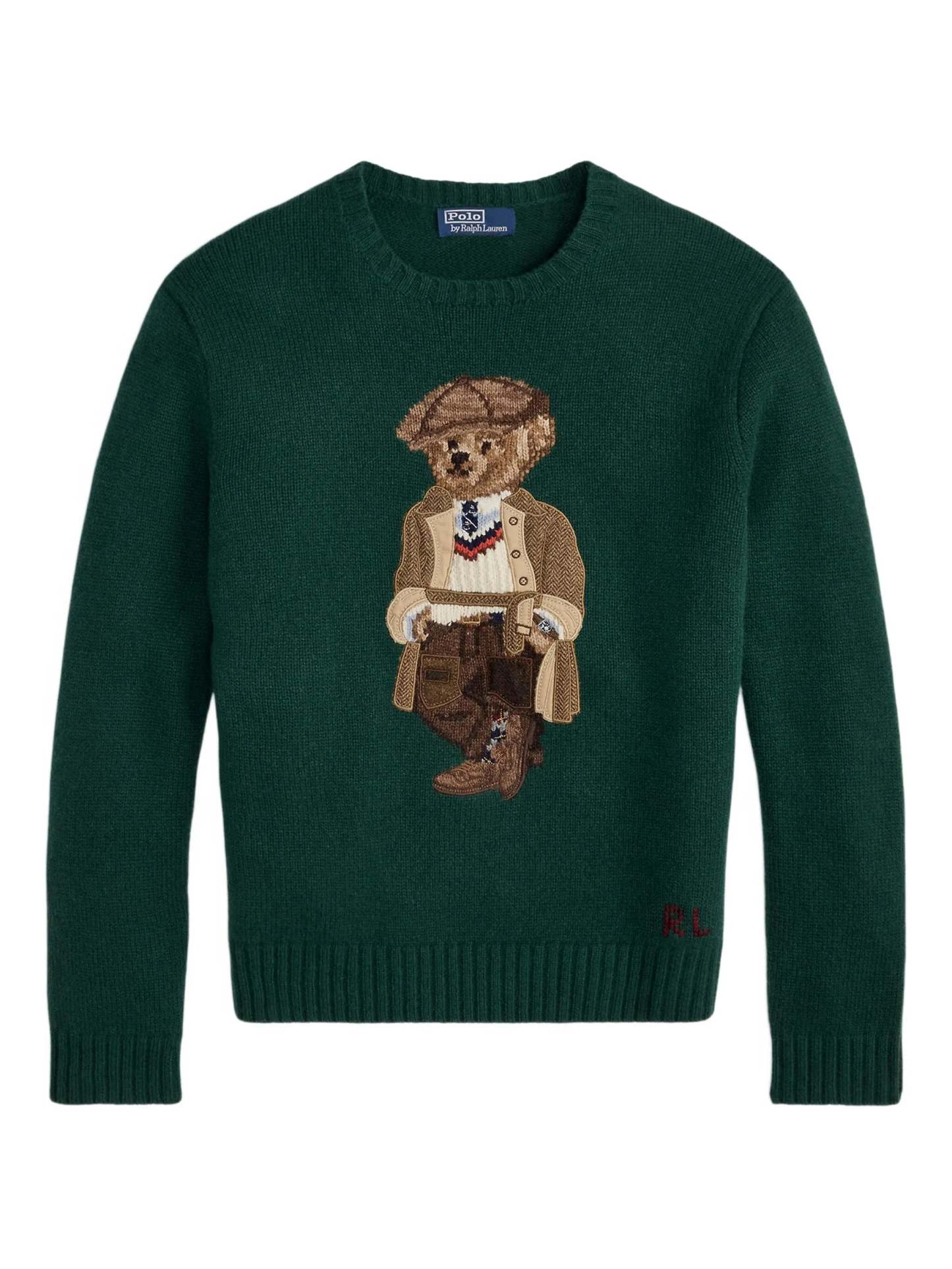 POLO  Men's Polo Bear Knit Jumper - Regular Fit-OSI
