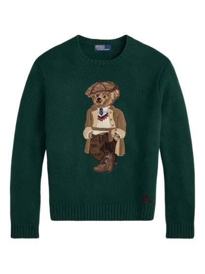 POLO  Men's Polo Bear Knit Jumper - Regular Fit-OSI