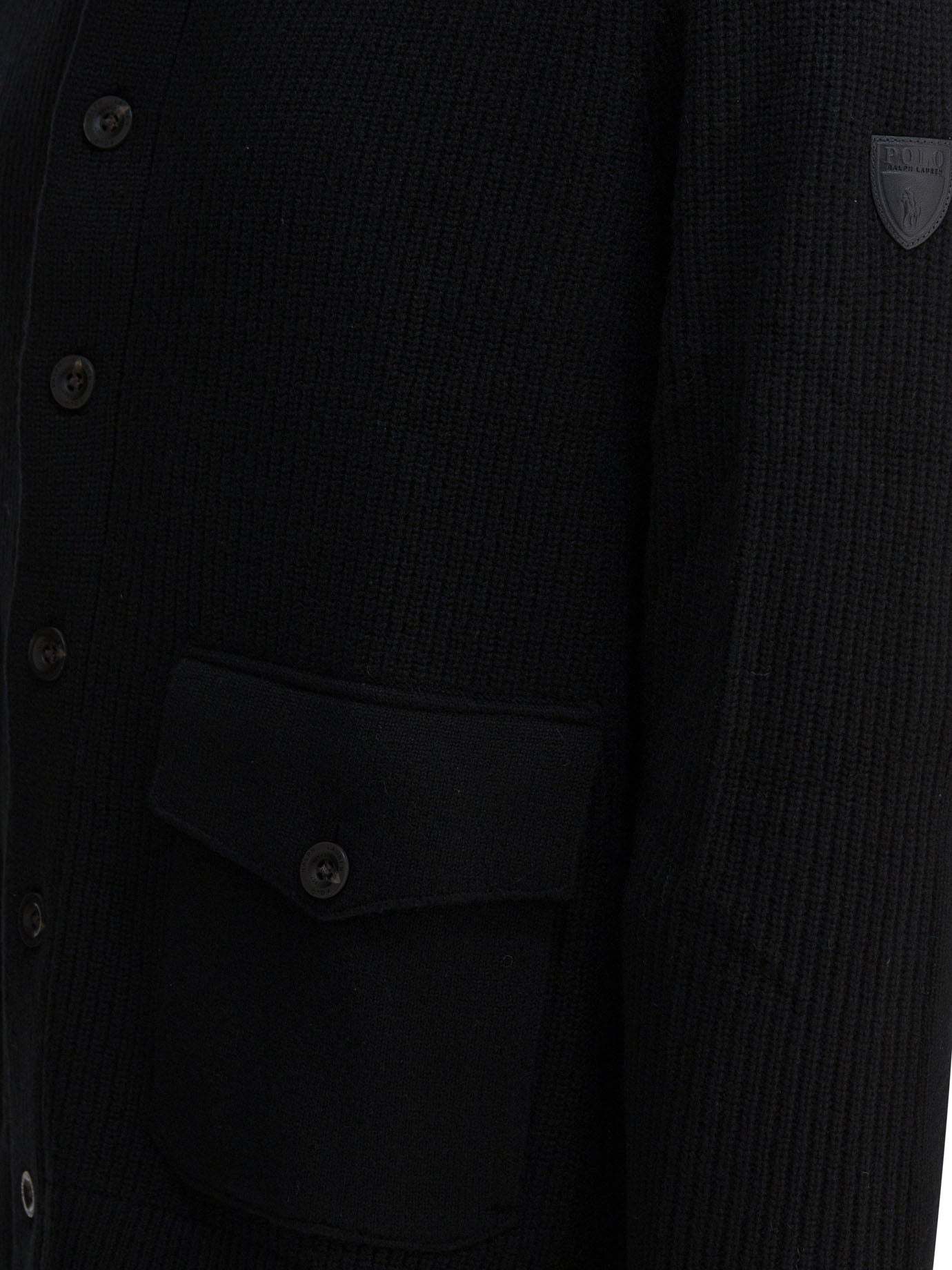POLO  Wool Cardigan with Mock Neckline - Regular Fit-OSI
