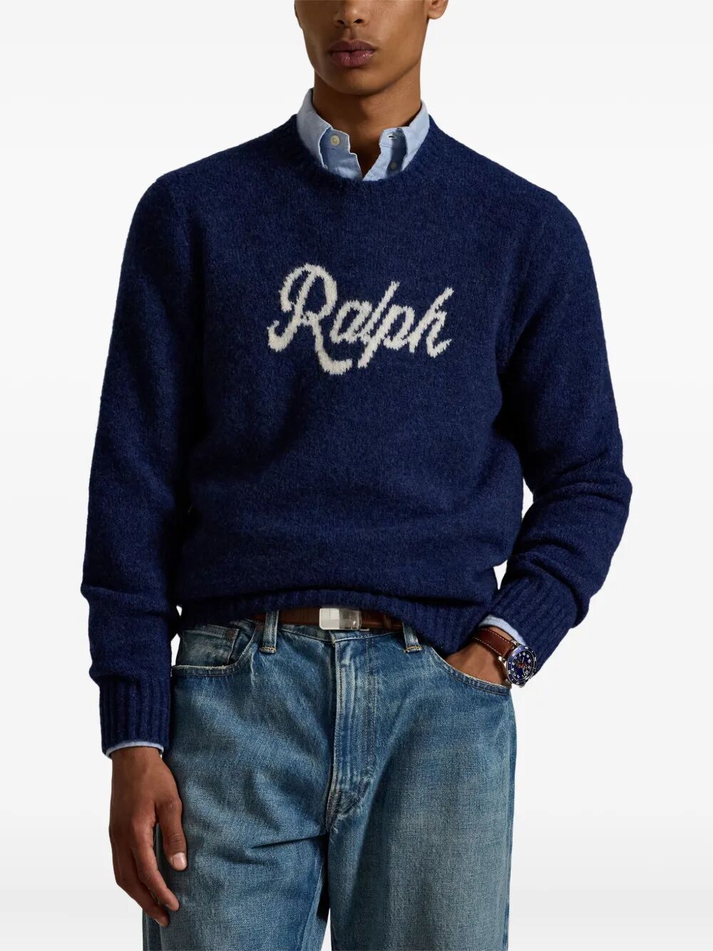 POLO  Long Sleeve Pullover Sweater-OSI