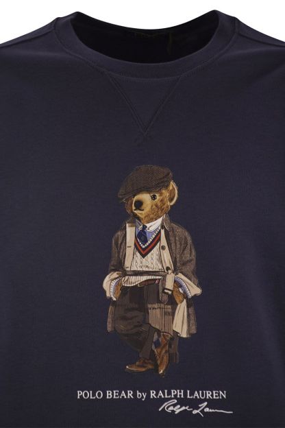 POLO  Men's Polo Bear Fleece Sweatshirt - Crewneck-OSI