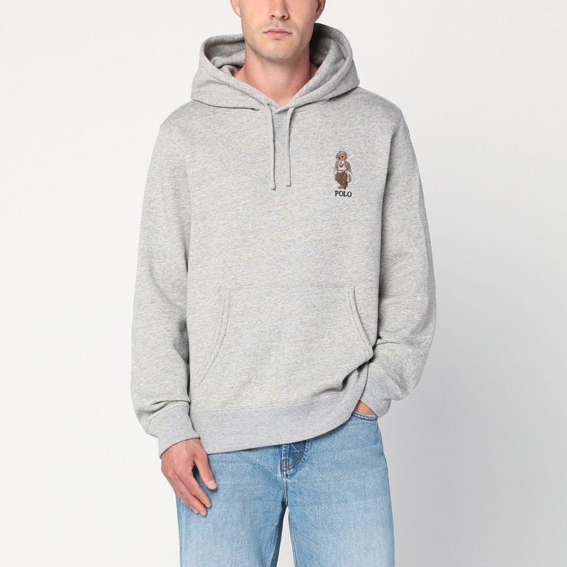 POLO  Men's Polo Bear Fleece Hoodie-OSI