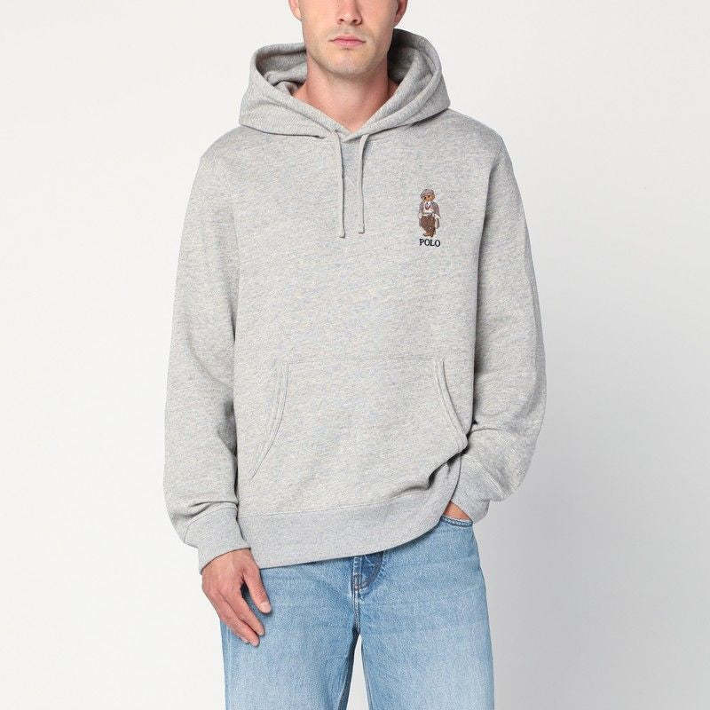 POLO  Men's Polo Bear Fleece Hoodie-OSI