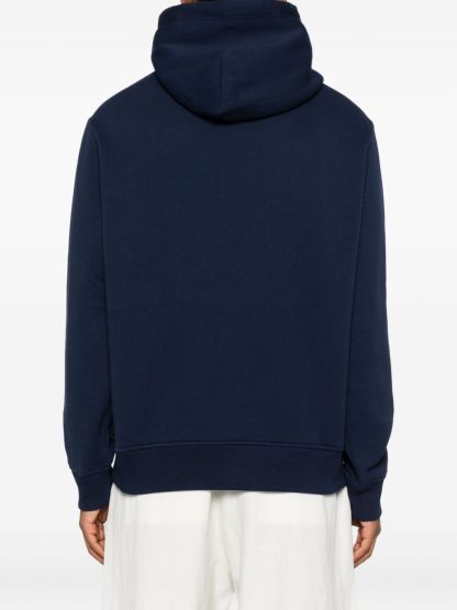 POLO  Men's Logo Fleece Hoodie-OSI