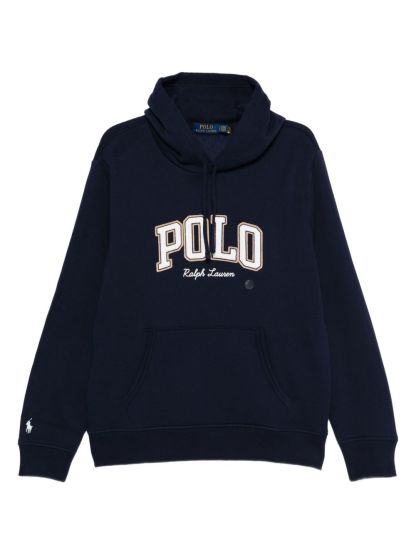 POLO  Men's Logo Fleece Hoodie-OSI