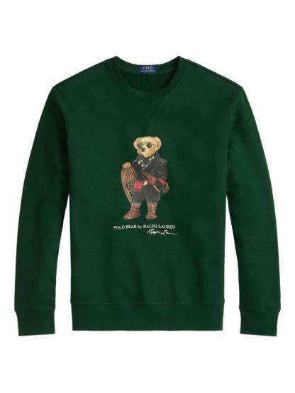 POLO  Men's Polo Bear Crewneck Sweatshirt-OSI