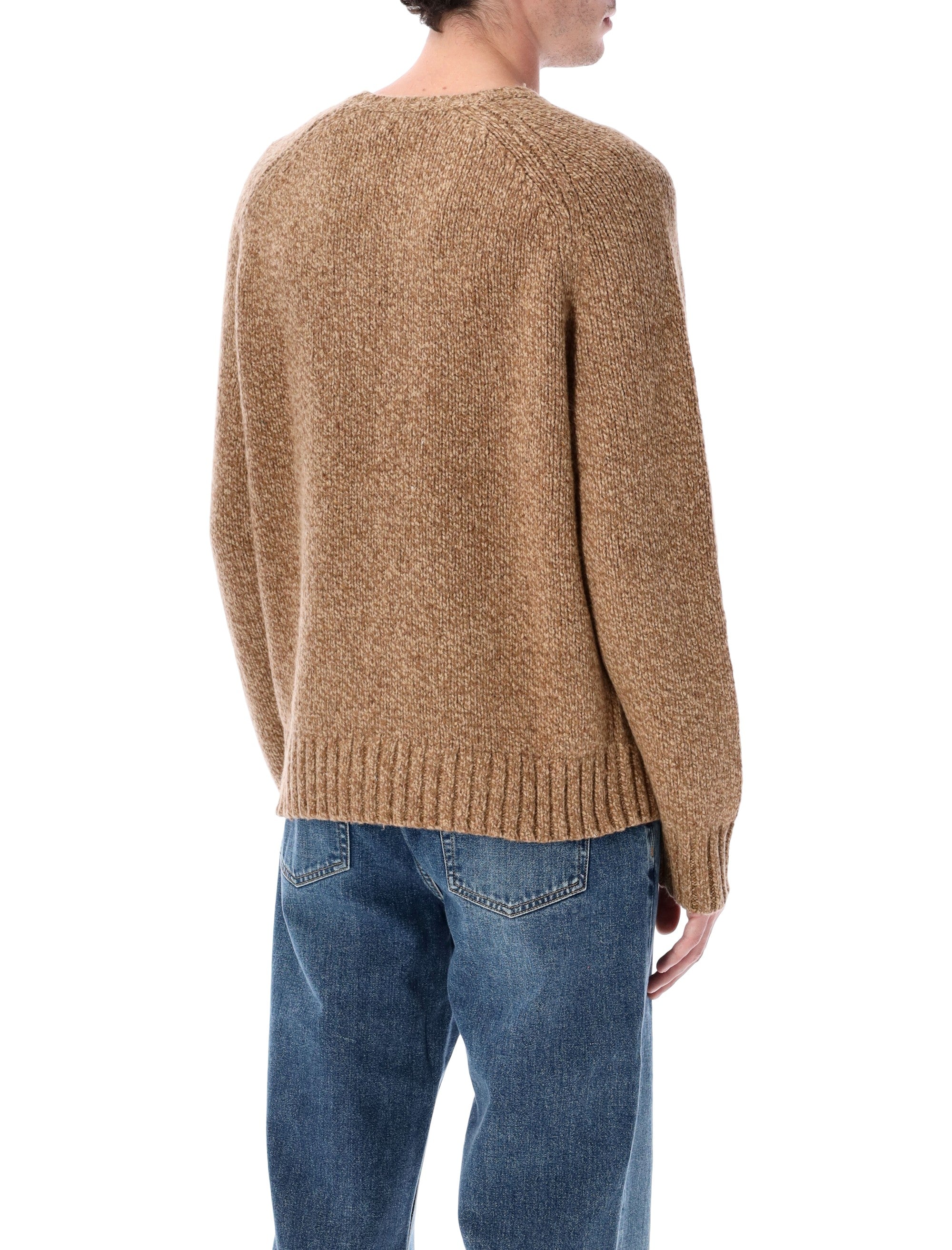 POLO  Wool-Blend Crewneck Sweater-OSI