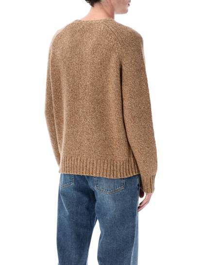 POLO  Wool-Blend Crewneck Sweater-OSI