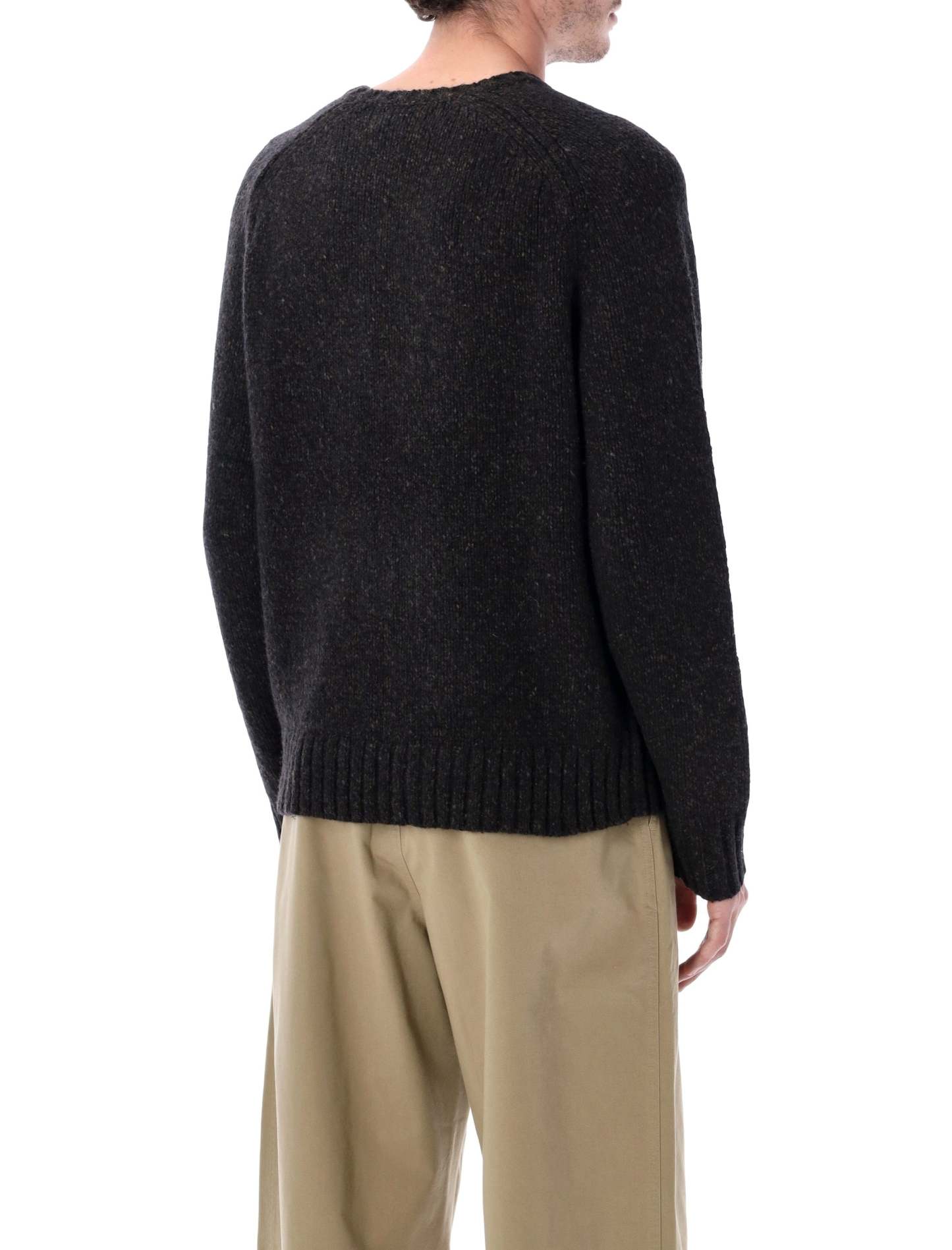 POLO  Wool-Blend Crewneck Sweater-OSI