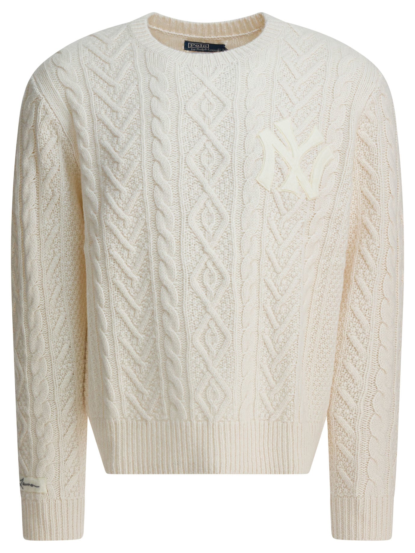 POLO  New York Yankees�?Wool and Alpaca Crewneck Sweater - Regular Fit-OSI