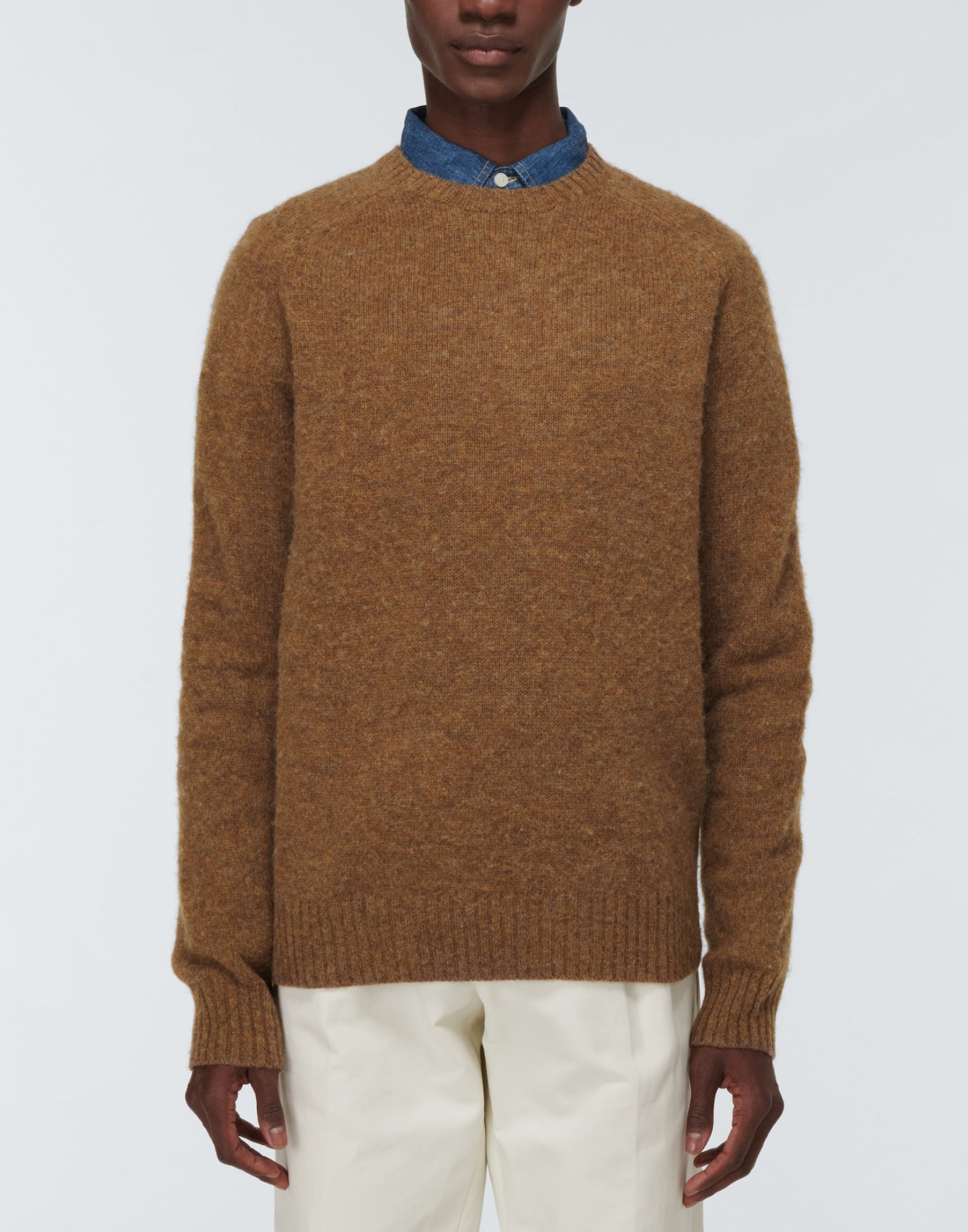POLO  Aviator Wool Sweater - Men's Crewneck Pullover-OSI