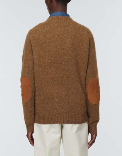 POLO  Aviator Wool Sweater - Men's Crewneck Pullover-OSI