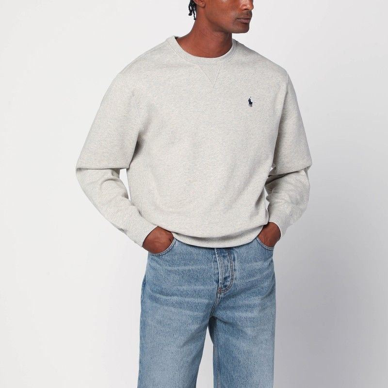 POLO  Crew Neck Cotton Blend Sweatshirt for Men-OSI