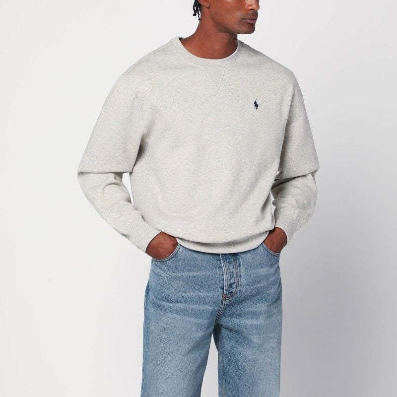 POLO  Crew Neck Cotton Blend Sweatshirt for Men-OSI