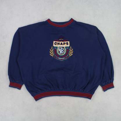 RARE 1990s   Sweatshirt Navy-OSI