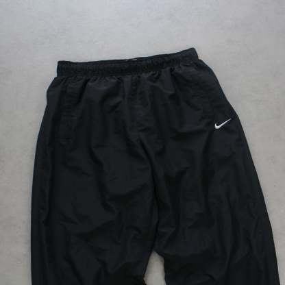 RARE 2000s BaggyTrackpants Black-OSI