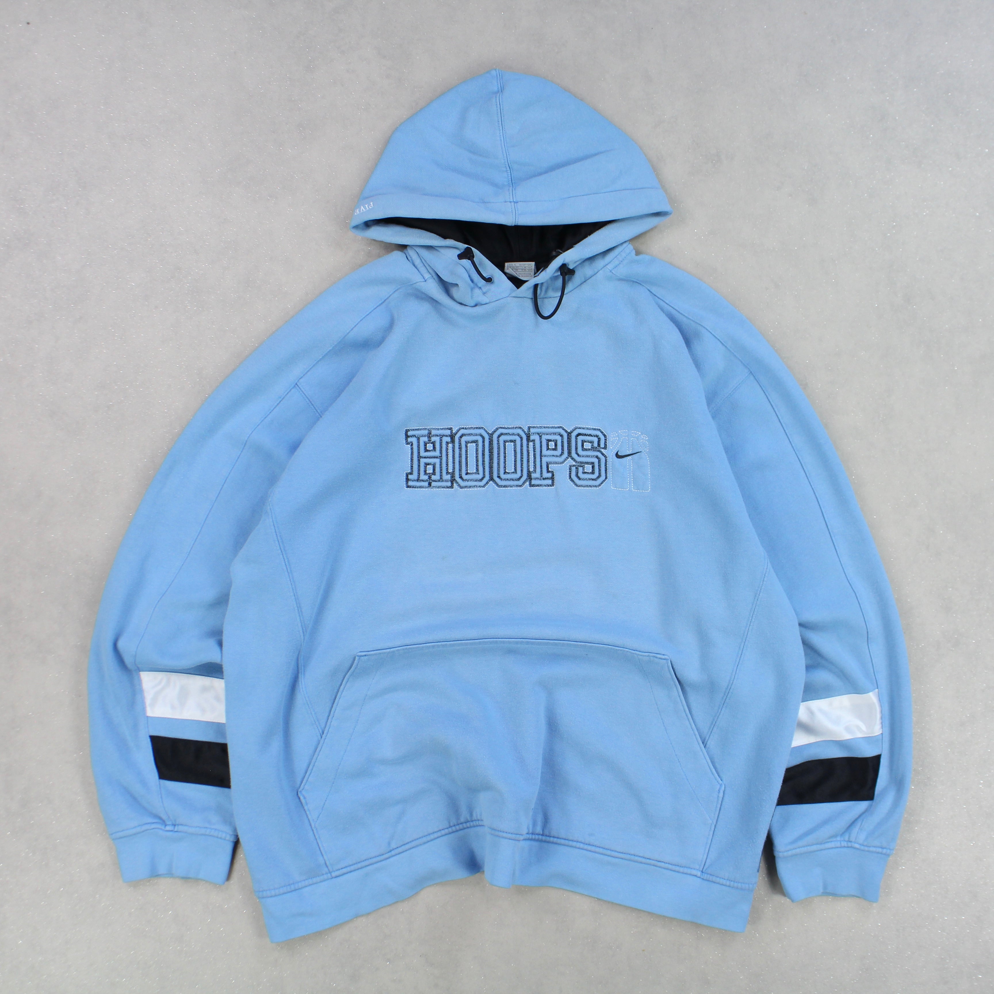 RARE 2000s  Hoops Hoodie Blue-OSI