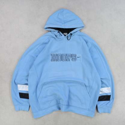 RARE 2000s  Hoops Hoodie Blue-OSI