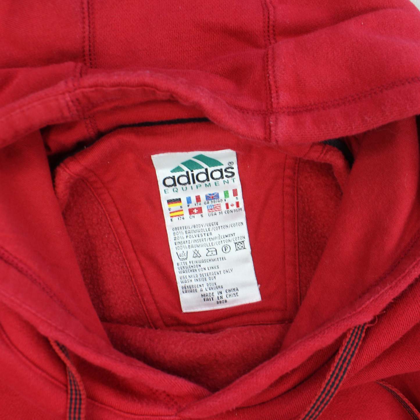 RARE 1990s EQT Hoodie Red-OSI