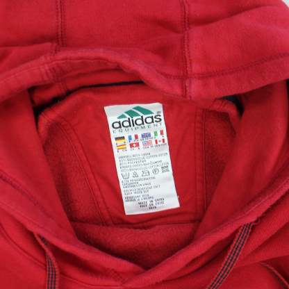 RARE 1990s EQT Hoodie Red-OSI