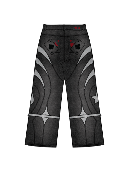 "SPIDER" Jeans Black-OSI