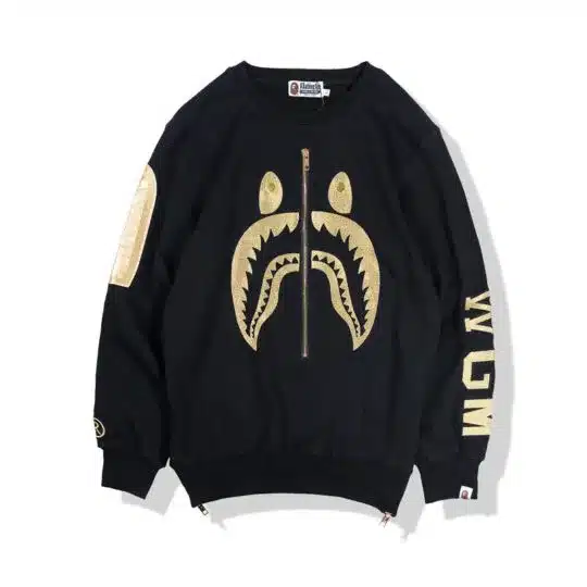  Shark Gold Pullover Sweater-OSI
