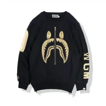  Shark Gold Pullover Sweater-OSI