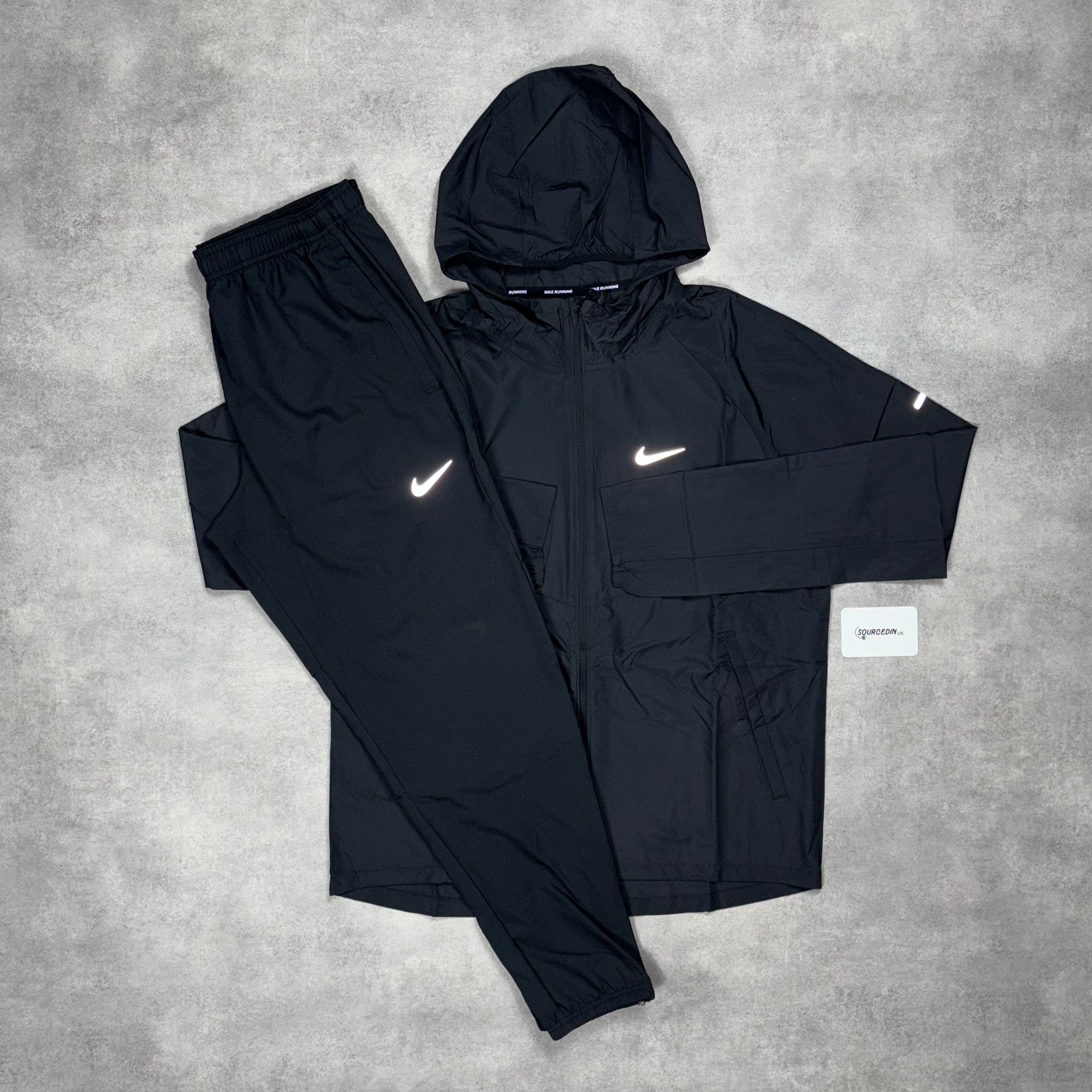 Miler Repel Tracksuit Black-OSI