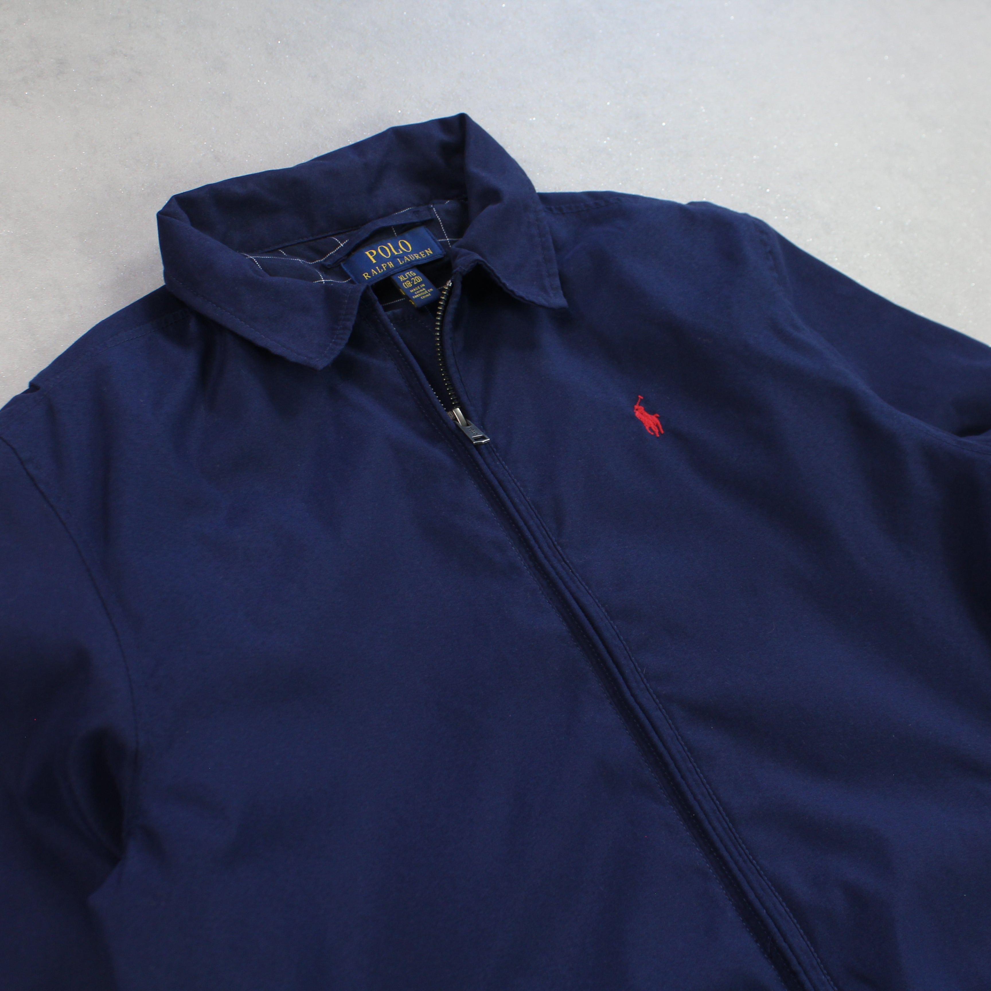 RARE 90s  Harrington Jacket Navy-OSI