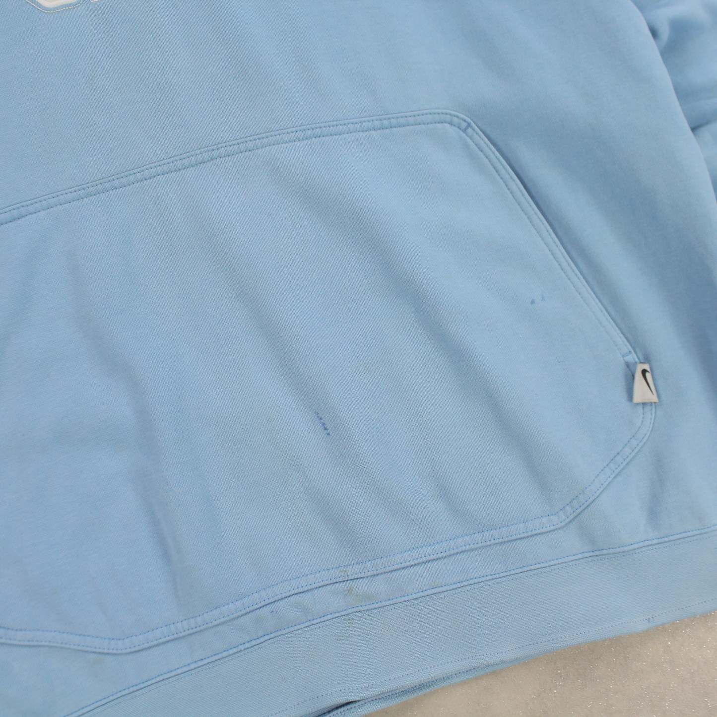 VERY RARE 2000s  Spell Out Hoodie Blue-OSI
