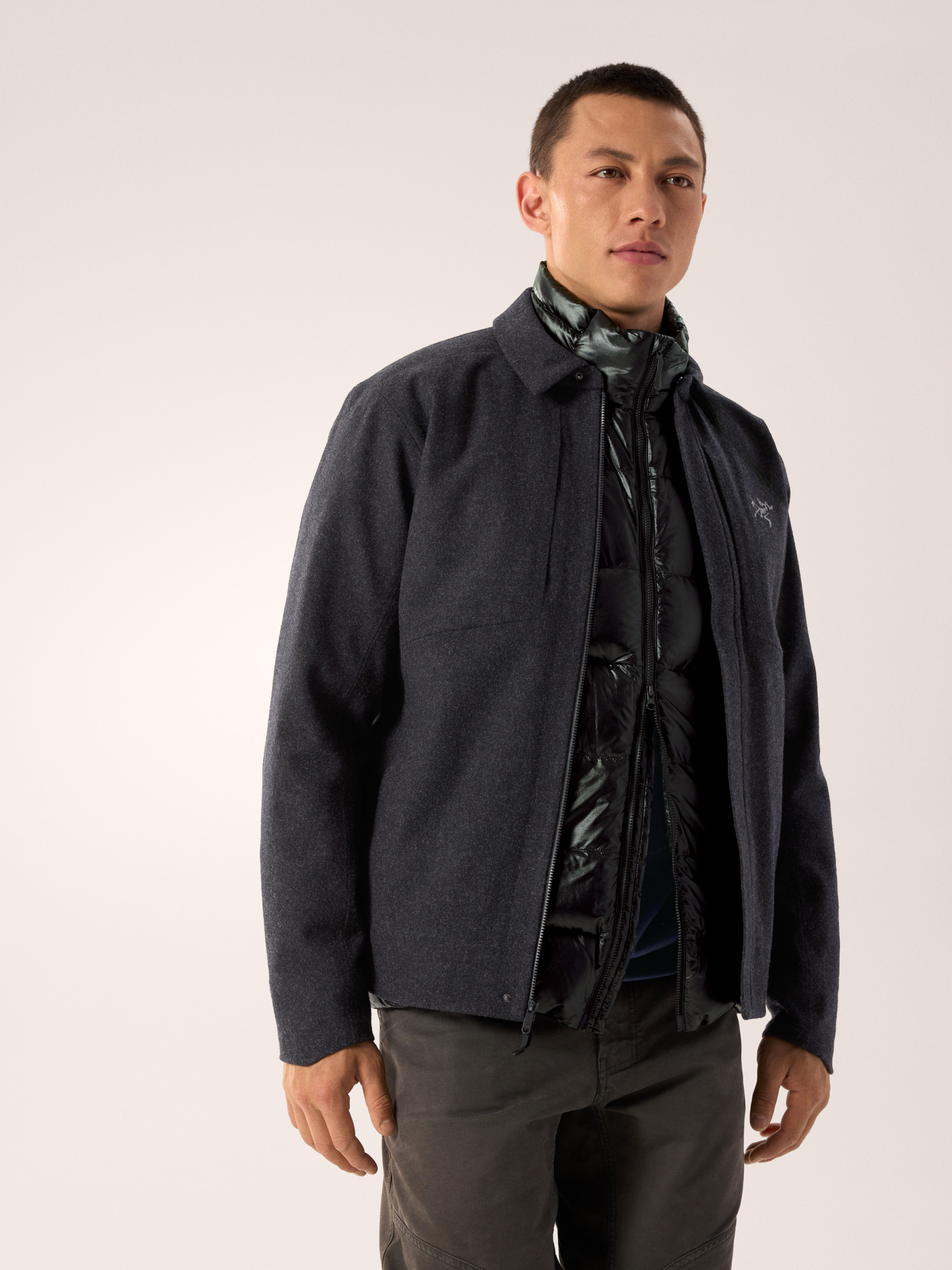 Sawyer Wool Overshirt Men's-OSI