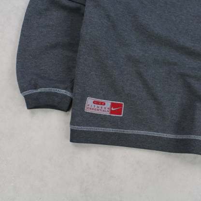 VERY RARE 1990s  Sweatshirt Grey-OSI