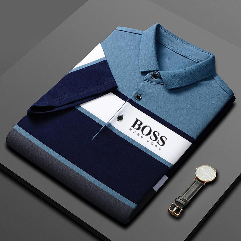 Men's high-end striped stretch shirt-OSI