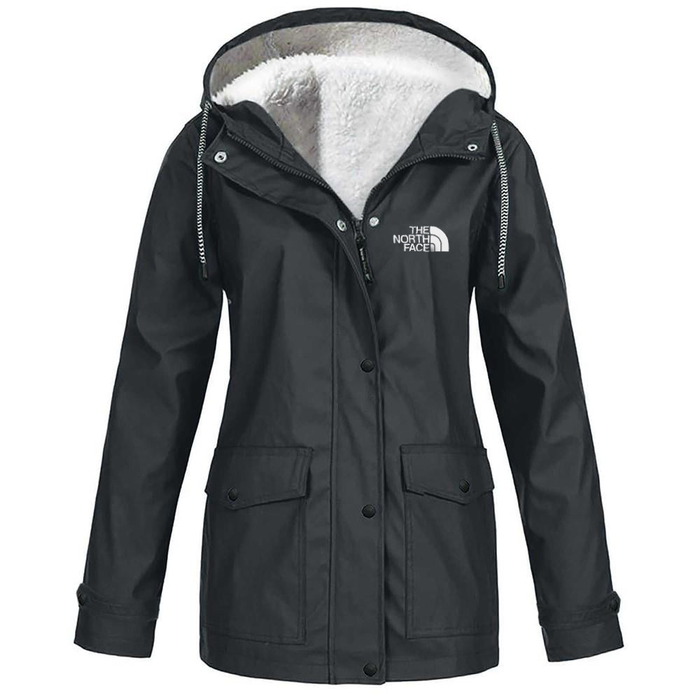 Women's fleece windproof hooded jacket-OSI